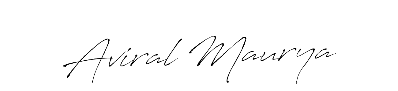 Design your own signature with our free online signature maker. With this signature software, you can create a handwritten (Antro_Vectra) signature for name Aviral Maurya. Aviral Maurya signature style 6 images and pictures png