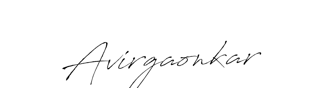 The best way (Antro_Vectra) to make a short signature is to pick only two or three words in your name. The name Avirgaonkar include a total of six letters. For converting this name. Avirgaonkar signature style 6 images and pictures png