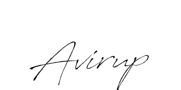 Use a signature maker to create a handwritten signature online. With this signature software, you can design (Antro_Vectra) your own signature for name Avirup. Avirup signature style 6 images and pictures png