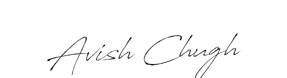Also we have Avish Chugh name is the best signature style. Create professional handwritten signature collection using Antro_Vectra autograph style. Avish Chugh signature style 6 images and pictures png