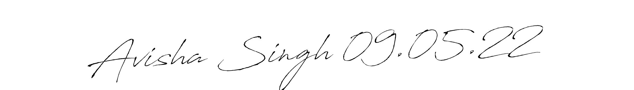 How to make Avisha Singh 09.05.22 name signature. Use Antro_Vectra style for creating short signs online. This is the latest handwritten sign. Avisha Singh 09.05.22 signature style 6 images and pictures png