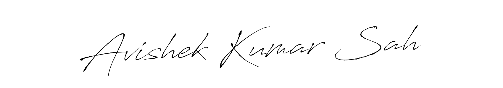 This is the best signature style for the Avishek Kumar Sah name. Also you like these signature font (Antro_Vectra). Mix name signature. Avishek Kumar Sah signature style 6 images and pictures png