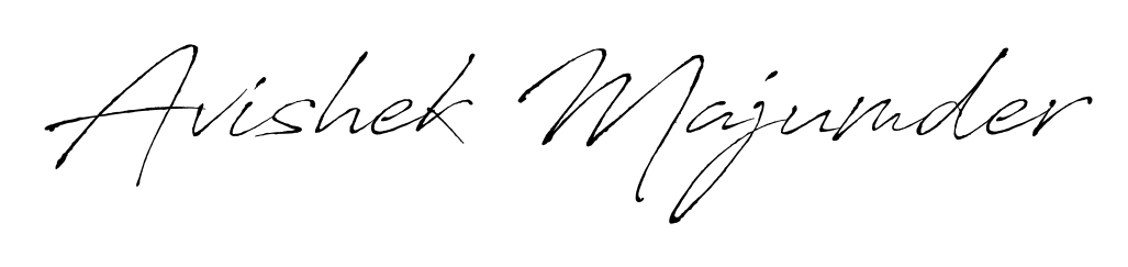 Discover the perfect balance of readability and style for Avishek Majumder with Antro_Vectra font. Create your dream signature today. Avishek Majumder signature style 6 images and pictures png