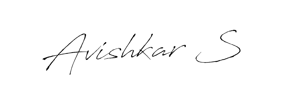 You should practise on your own different ways (Antro_Vectra) to write your name (Avishkar S) in signature. don't let someone else do it for you. Avishkar S signature style 6 images and pictures png