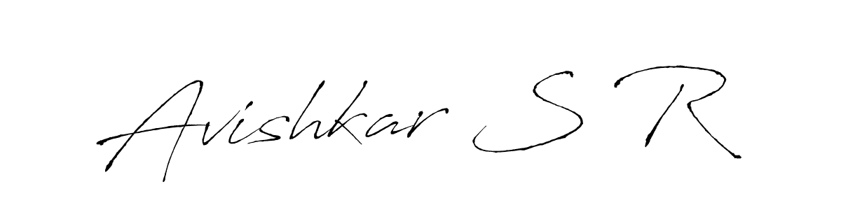 You should practise on your own different ways (Antro_Vectra) to write your name (Avishkar S R) in signature. don't let someone else do it for you. Avishkar S R signature style 6 images and pictures png