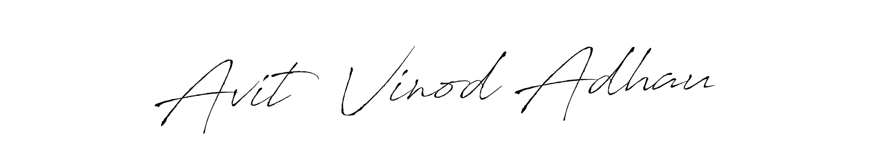 It looks lik you need a new signature style for name Avit  Vinod Adhau. Design unique handwritten (Antro_Vectra) signature with our free signature maker in just a few clicks. Avit  Vinod Adhau signature style 6 images and pictures png