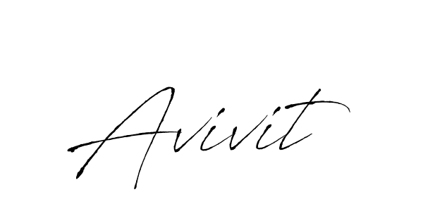 Design your own signature with our free online signature maker. With this signature software, you can create a handwritten (Antro_Vectra) signature for name Avivit. Avivit signature style 6 images and pictures png