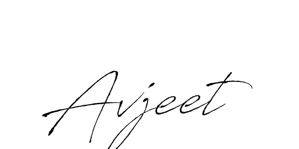 How to make Avjeet name signature. Use Antro_Vectra style for creating short signs online. This is the latest handwritten sign. Avjeet signature style 6 images and pictures png