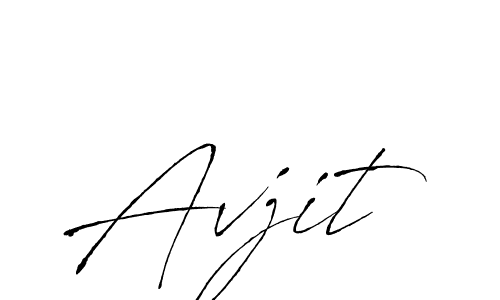 Create a beautiful signature design for name Avjit. With this signature (Antro_Vectra) fonts, you can make a handwritten signature for free. Avjit signature style 6 images and pictures png