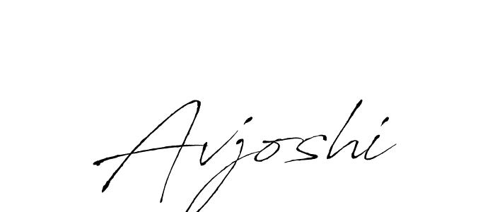 How to make Avjoshi name signature. Use Antro_Vectra style for creating short signs online. This is the latest handwritten sign. Avjoshi signature style 6 images and pictures png