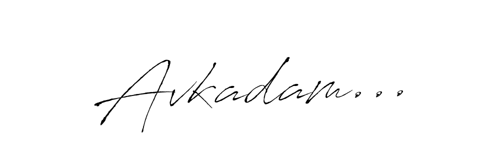 Make a short Avkadam... signature style. Manage your documents anywhere anytime using Antro_Vectra. Create and add eSignatures, submit forms, share and send files easily. Avkadam... signature style 6 images and pictures png