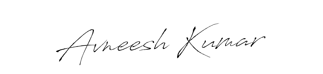 How to make Avneesh Kumar name signature. Use Antro_Vectra style for creating short signs online. This is the latest handwritten sign. Avneesh Kumar signature style 6 images and pictures png