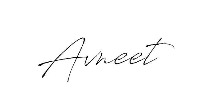 Also we have Avneet  name is the best signature style. Create professional handwritten signature collection using Antro_Vectra autograph style. Avneet  signature style 6 images and pictures png