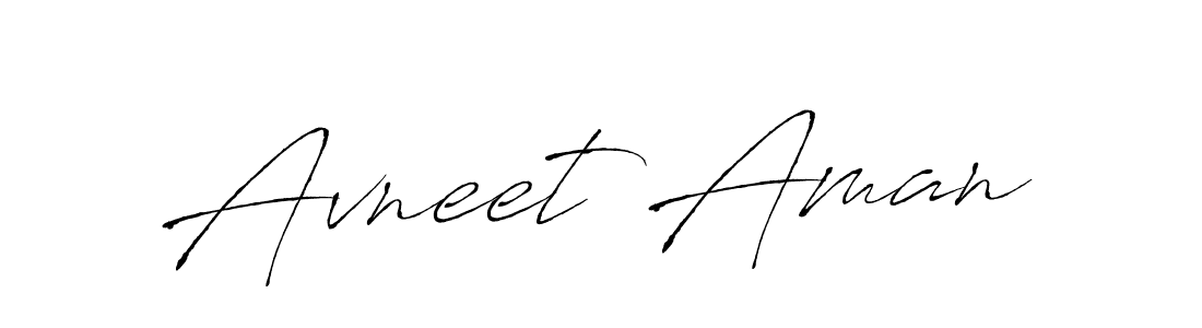 You can use this online signature creator to create a handwritten signature for the name Avneet Aman. This is the best online autograph maker. Avneet Aman signature style 6 images and pictures png