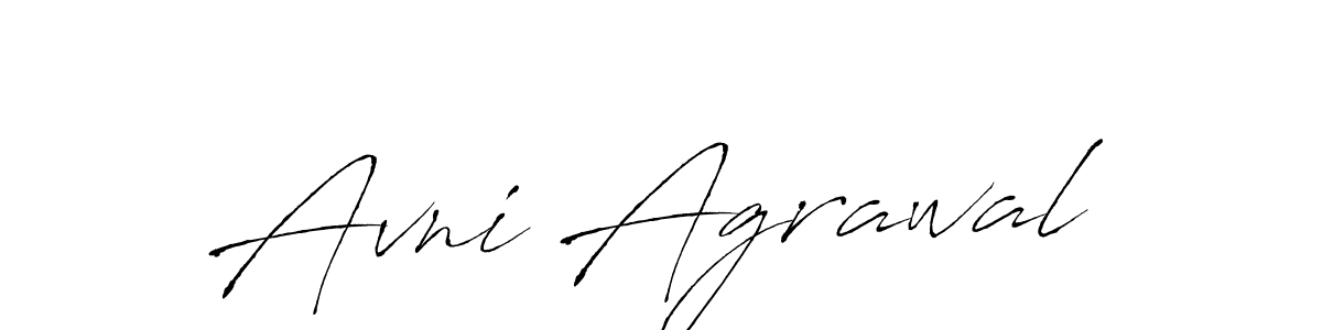 How to make Avni Agrawal signature? Antro_Vectra is a professional autograph style. Create handwritten signature for Avni Agrawal name. Avni Agrawal signature style 6 images and pictures png