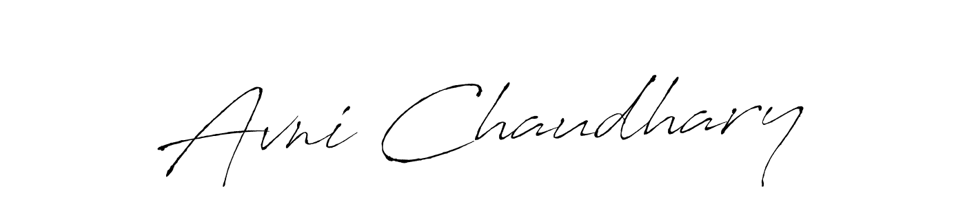 Make a short Avni Chaudhary signature style. Manage your documents anywhere anytime using Antro_Vectra. Create and add eSignatures, submit forms, share and send files easily. Avni Chaudhary signature style 6 images and pictures png