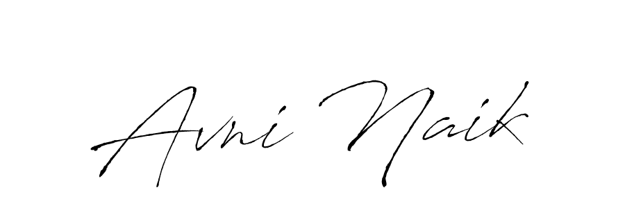 Make a beautiful signature design for name Avni Naik. Use this online signature maker to create a handwritten signature for free. Avni Naik signature style 6 images and pictures png