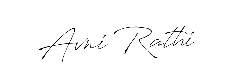 Make a short Avni Rathi signature style. Manage your documents anywhere anytime using Antro_Vectra. Create and add eSignatures, submit forms, share and send files easily. Avni Rathi signature style 6 images and pictures png