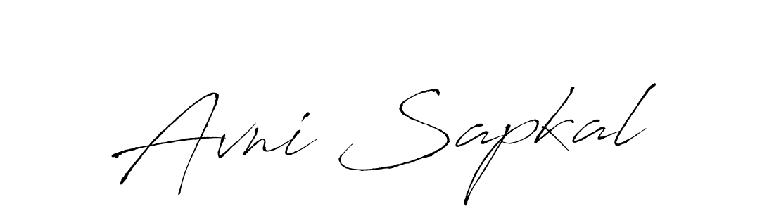 Make a beautiful signature design for name Avni Sapkal. Use this online signature maker to create a handwritten signature for free. Avni Sapkal signature style 6 images and pictures png