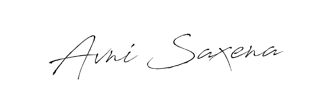 You can use this online signature creator to create a handwritten signature for the name Avni Saxena. This is the best online autograph maker. Avni Saxena signature style 6 images and pictures png