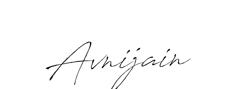 Design your own signature with our free online signature maker. With this signature software, you can create a handwritten (Antro_Vectra) signature for name Avnijain. Avnijain signature style 6 images and pictures png