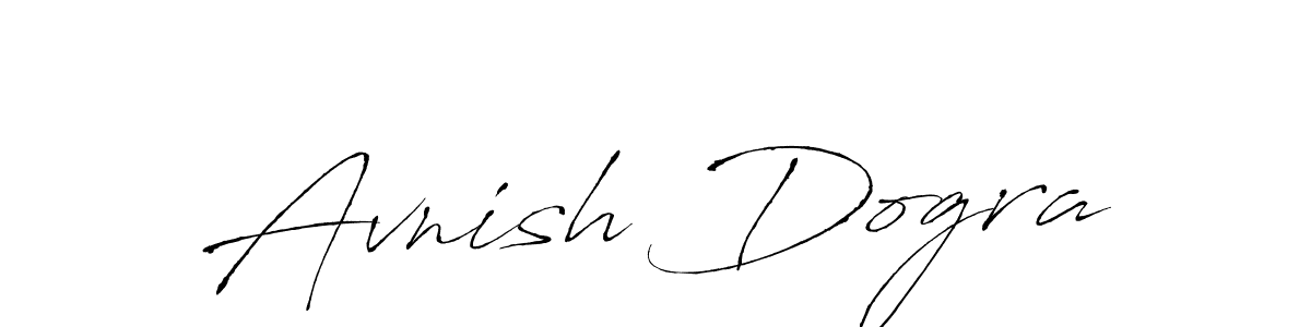 How to make Avnish Dogra signature? Antro_Vectra is a professional autograph style. Create handwritten signature for Avnish Dogra name. Avnish Dogra signature style 6 images and pictures png