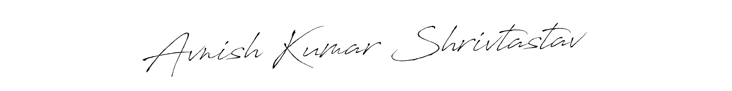 Design your own signature with our free online signature maker. With this signature software, you can create a handwritten (Antro_Vectra) signature for name Avnish Kumar Shrivtastav. Avnish Kumar Shrivtastav signature style 6 images and pictures png