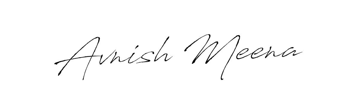 Use a signature maker to create a handwritten signature online. With this signature software, you can design (Antro_Vectra) your own signature for name Avnish Meena. Avnish Meena signature style 6 images and pictures png