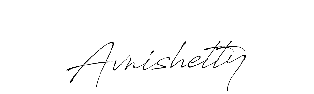 Make a beautiful signature design for name Avnishetty. With this signature (Antro_Vectra) style, you can create a handwritten signature for free. Avnishetty signature style 6 images and pictures png