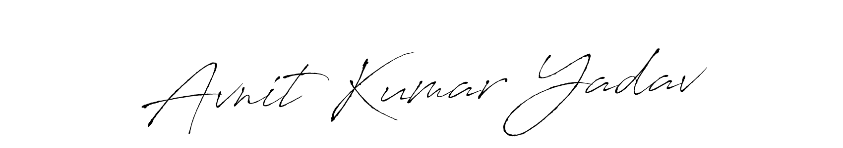 You can use this online signature creator to create a handwritten signature for the name Avnit Kumar Yadav. This is the best online autograph maker. Avnit Kumar Yadav signature style 6 images and pictures png