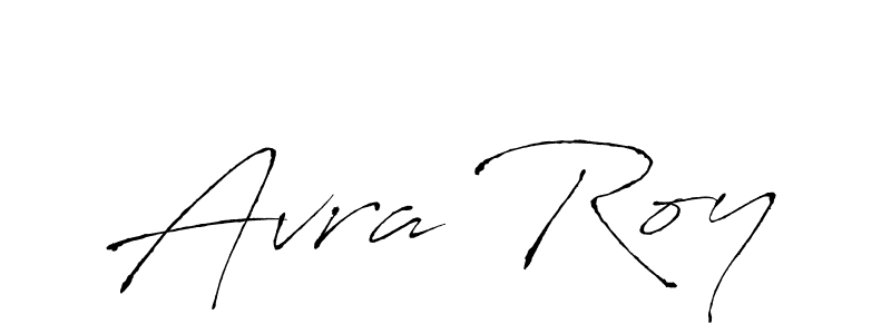 Design your own signature with our free online signature maker. With this signature software, you can create a handwritten (Antro_Vectra) signature for name Avra Roy. Avra Roy signature style 6 images and pictures png