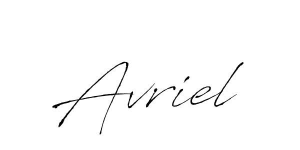 Similarly Antro_Vectra is the best handwritten signature design. Signature creator online .You can use it as an online autograph creator for name Avriel. Avriel signature style 6 images and pictures png