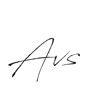 Design your own signature with our free online signature maker. With this signature software, you can create a handwritten (Antro_Vectra) signature for name Avs. Avs signature style 6 images and pictures png