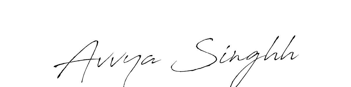 Also You can easily find your signature by using the search form. We will create Avvya Singhh name handwritten signature images for you free of cost using Antro_Vectra sign style. Avvya Singhh signature style 6 images and pictures png
