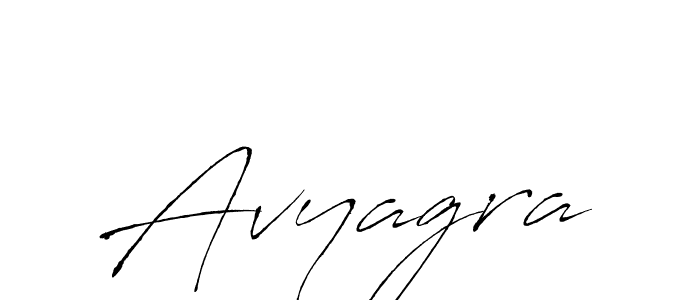 How to make Avyagra signature? Antro_Vectra is a professional autograph style. Create handwritten signature for Avyagra name. Avyagra signature style 6 images and pictures png