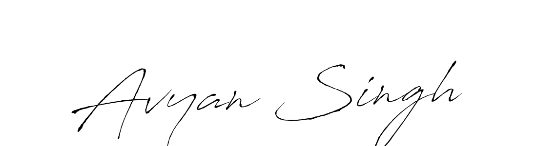 Also we have Avyan Singh name is the best signature style. Create professional handwritten signature collection using Antro_Vectra autograph style. Avyan Singh signature style 6 images and pictures png