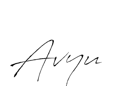 How to make Avyu name signature. Use Antro_Vectra style for creating short signs online. This is the latest handwritten sign. Avyu signature style 6 images and pictures png