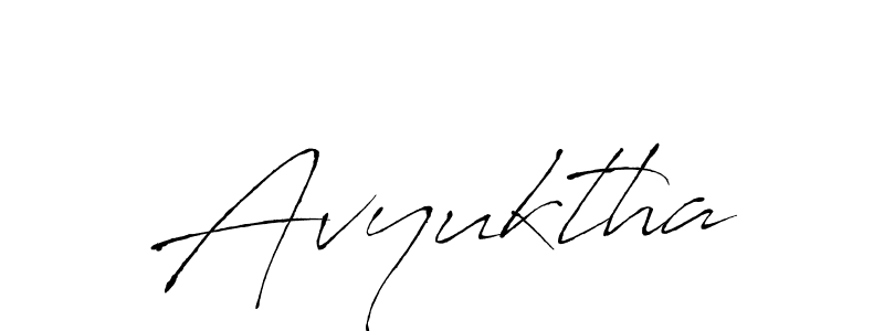 Create a beautiful signature design for name Avyuktha. With this signature (Antro_Vectra) fonts, you can make a handwritten signature for free. Avyuktha signature style 6 images and pictures png