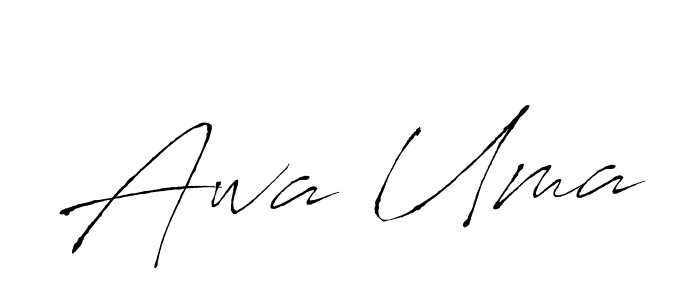 Here are the top 10 professional signature styles for the name Awa Uma. These are the best autograph styles you can use for your name. Awa Uma signature style 6 images and pictures png