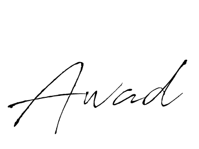 Awad stylish signature style. Best Handwritten Sign (Antro_Vectra) for my name. Handwritten Signature Collection Ideas for my name Awad. Awad signature style 6 images and pictures png
