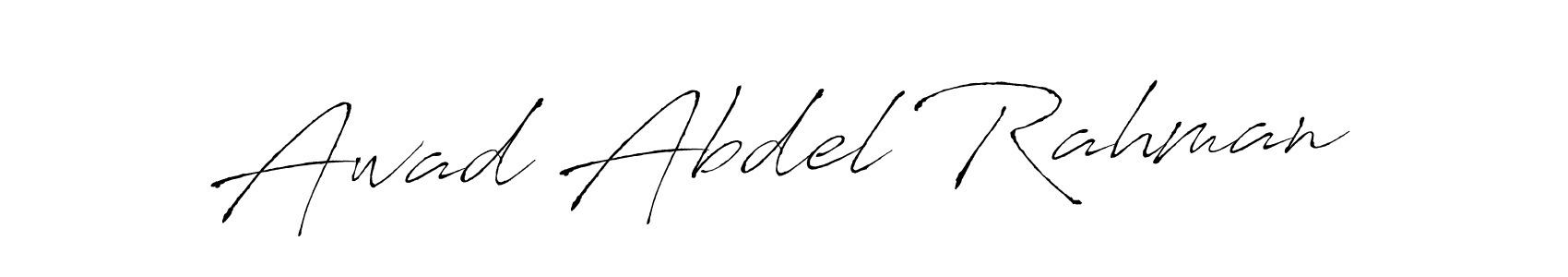 It looks lik you need a new signature style for name Awad Abdel Rahman. Design unique handwritten (Antro_Vectra) signature with our free signature maker in just a few clicks. Awad Abdel Rahman signature style 6 images and pictures png