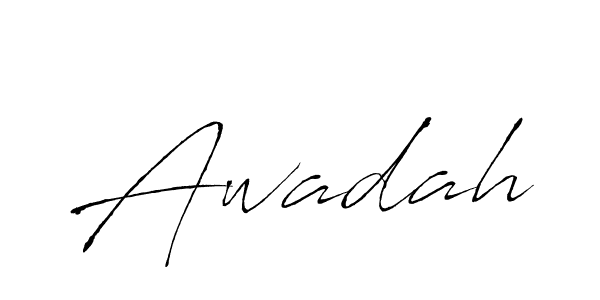 Make a beautiful signature design for name Awadah. Use this online signature maker to create a handwritten signature for free. Awadah signature style 6 images and pictures png