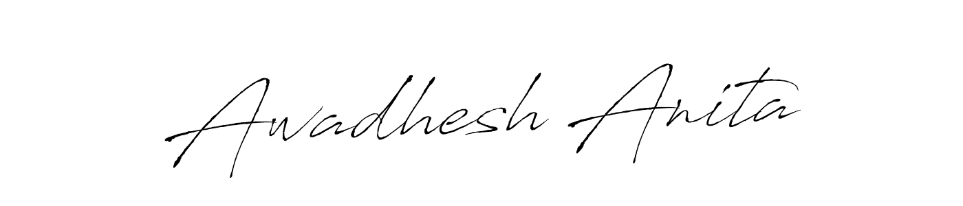 Awadhesh Anita stylish signature style. Best Handwritten Sign (Antro_Vectra) for my name. Handwritten Signature Collection Ideas for my name Awadhesh Anita. Awadhesh Anita signature style 6 images and pictures png