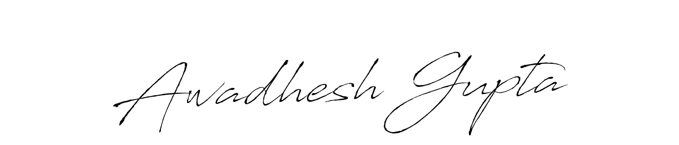 Antro_Vectra is a professional signature style that is perfect for those who want to add a touch of class to their signature. It is also a great choice for those who want to make their signature more unique. Get Awadhesh Gupta name to fancy signature for free. Awadhesh Gupta signature style 6 images and pictures png