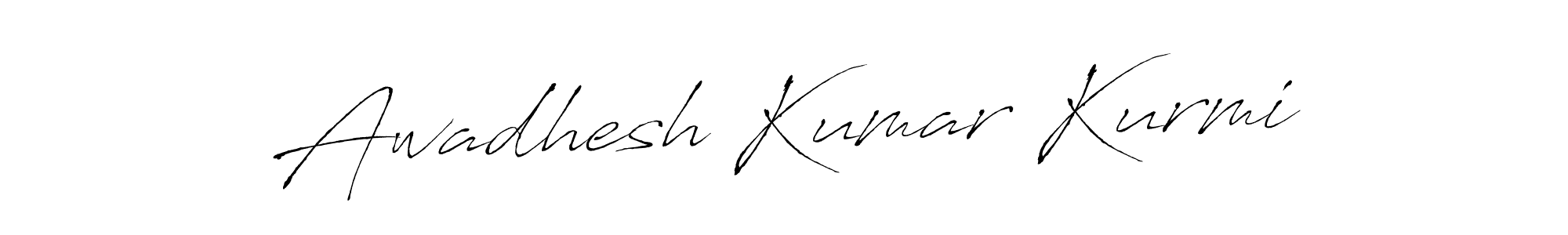Make a beautiful signature design for name Awadhesh Kumar Kurmi. With this signature (Antro_Vectra) style, you can create a handwritten signature for free. Awadhesh Kumar Kurmi signature style 6 images and pictures png