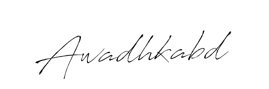 Also we have Awadhkabd name is the best signature style. Create professional handwritten signature collection using Antro_Vectra autograph style. Awadhkabd signature style 6 images and pictures png