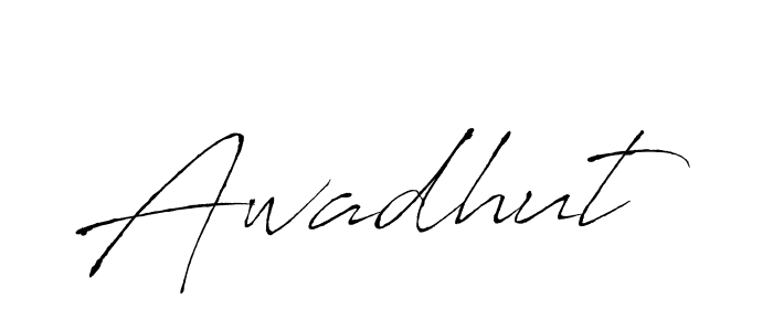 You should practise on your own different ways (Antro_Vectra) to write your name (Awadhut) in signature. don't let someone else do it for you. Awadhut signature style 6 images and pictures png