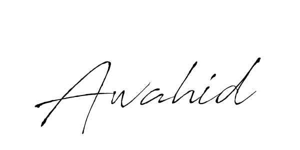 Make a beautiful signature design for name Awahid. Use this online signature maker to create a handwritten signature for free. Awahid signature style 6 images and pictures png