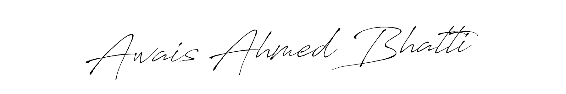 You should practise on your own different ways (Antro_Vectra) to write your name (Awais Ahmed Bhatti) in signature. don't let someone else do it for you. Awais Ahmed Bhatti signature style 6 images and pictures png