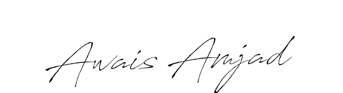 How to make Awais Amjad signature? Antro_Vectra is a professional autograph style. Create handwritten signature for Awais Amjad name. Awais Amjad signature style 6 images and pictures png